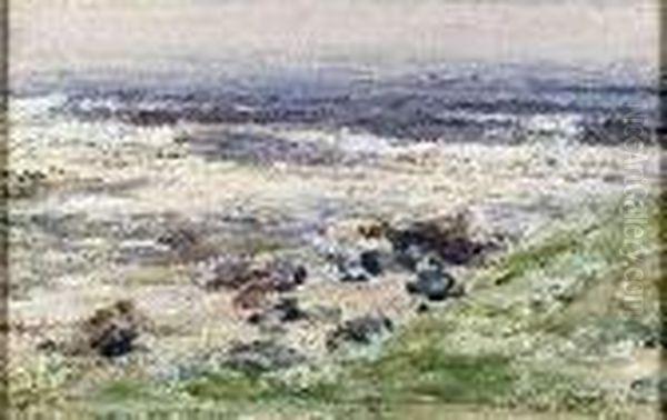 Where St. Columba Landed Oil Painting by William McTaggart