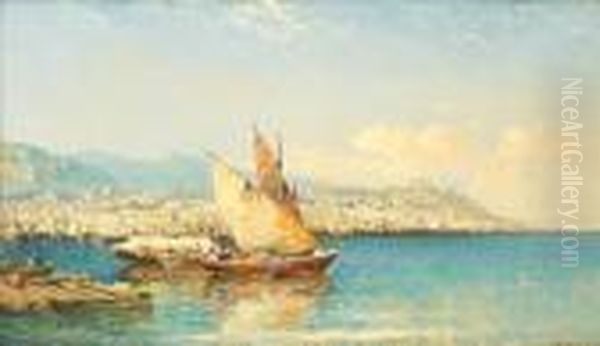 Genoa Oil Painting by Arthur Joseph Meadows