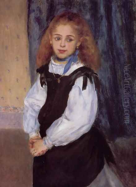 Mademoiselle Legrand Oil Painting by Pierre Auguste Renoir