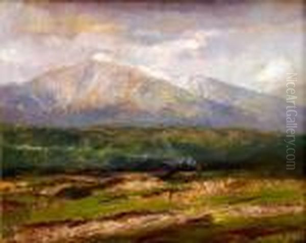 Tatry Oil Painting by Laszlo Mednyanszky