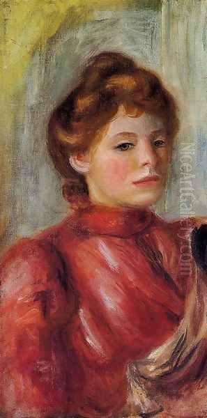 Portrait Of A Woman5 Oil Painting by Pierre Auguste Renoir