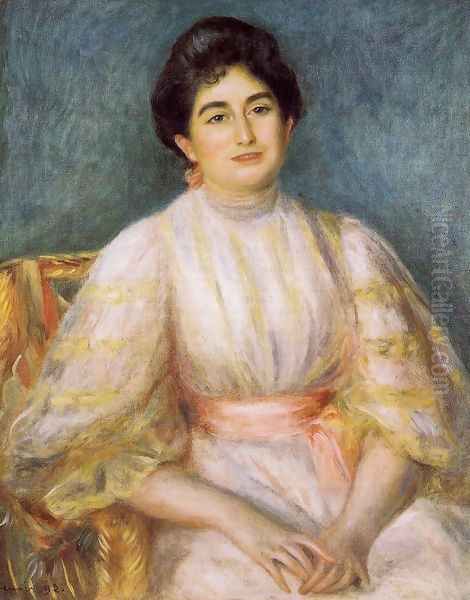 Madame Paul Gallimard Nee Lucie Duche Oil Painting by Pierre Auguste Renoir