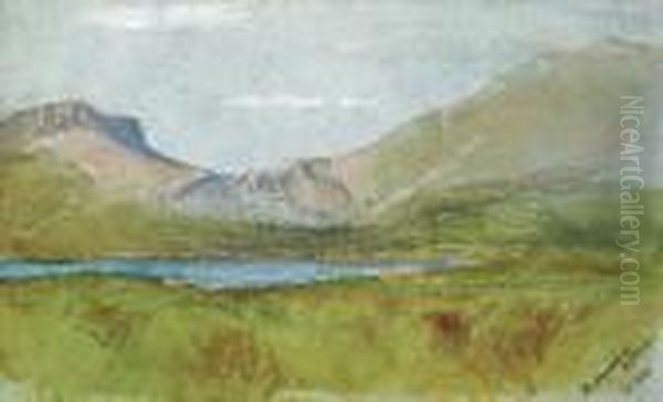 Tarn (klissa) Oil Painting by Laszlo Mednyanszky