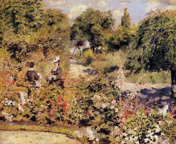 The Garden At Fontenay Oil Painting by Pierre Auguste Renoir