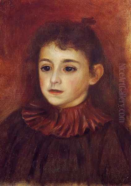 Mademoiselle Georgette Charpentier Oil Painting by Pierre Auguste Renoir