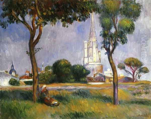 The Powder Magazine At La Rochelle Oil Painting by Pierre Auguste Renoir