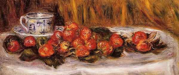 Still Life With Strawberries Oil Painting by Pierre Auguste Renoir