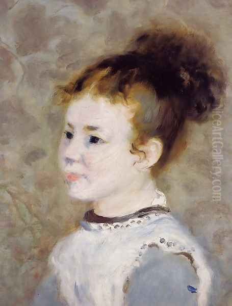 Jeanne Sisley Oil Painting by Pierre Auguste Renoir