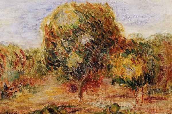 Cagnes Landscape7 Oil Painting by Pierre Auguste Renoir