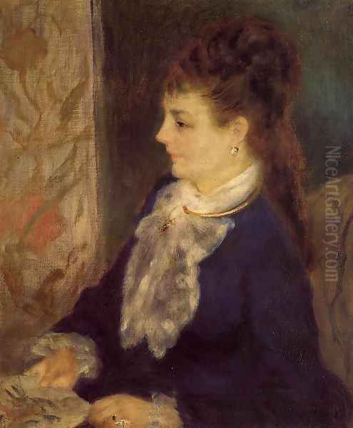 Portrait Of An Anonymous Sitter Oil Painting by Pierre Auguste Renoir