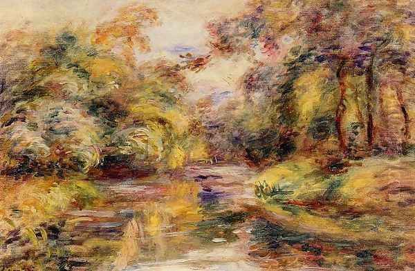 Little River Oil Painting by Pierre Auguste Renoir