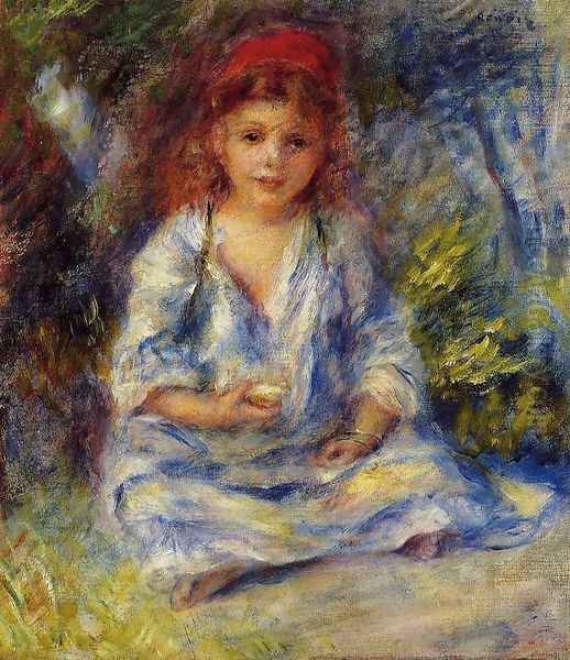 The Little Algerian Girl Oil Painting by Pierre Auguste Renoir