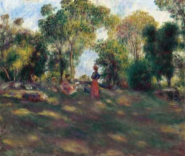 Landscape10 Oil Painting by Pierre Auguste Renoir