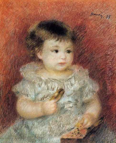 Portrait Of Lucien Daudet Oil Painting by Pierre Auguste Renoir