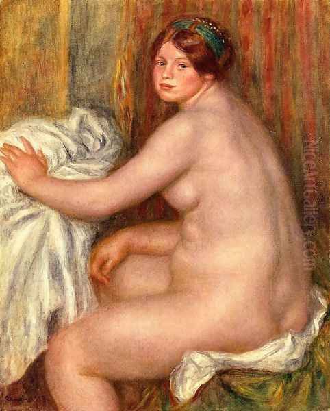 Seated Bather3 Oil Painting by Pierre Auguste Renoir