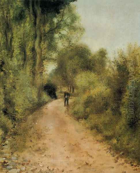 On The Path Oil Painting by Pierre Auguste Renoir