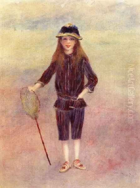 The Little Fishergirl Oil Painting by Pierre Auguste Renoir