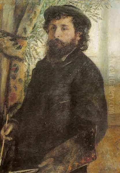 Claude Monet Oil Painting by Pierre Auguste Renoir