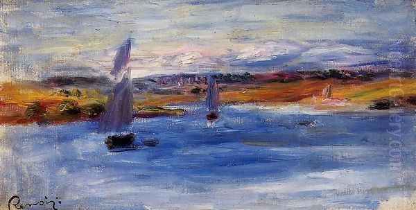 Sailboats Oil Painting by Pierre Auguste Renoir