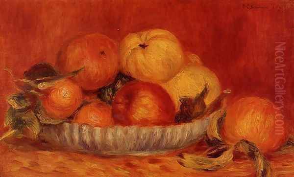 Still Life With Apples And Oranges2 Oil Painting by Pierre Auguste Renoir