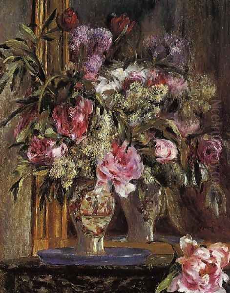 Vase Of Flowers3 Oil Painting by Pierre Auguste Renoir