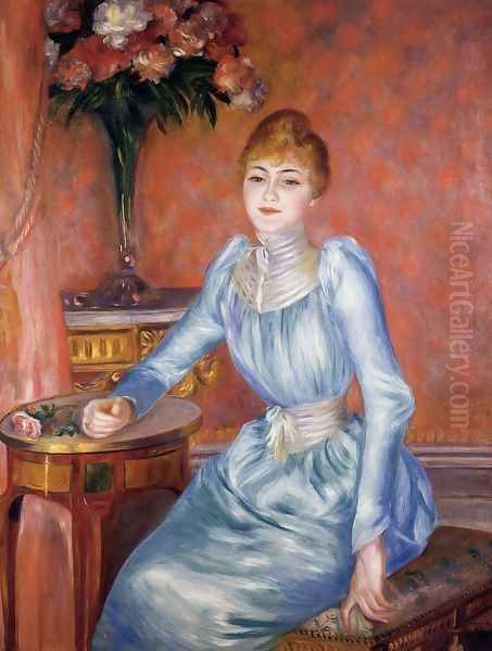 Madame Robert De Bonnieres Oil Painting by Pierre Auguste Renoir