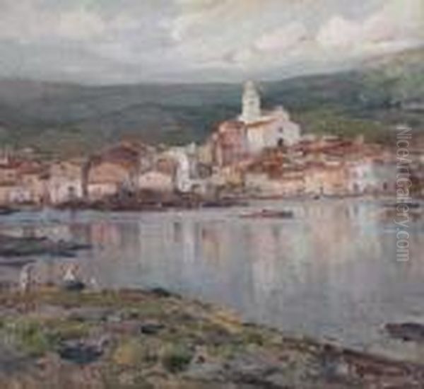 Cadaques Oil Painting by Eliseu Meifren i Roig