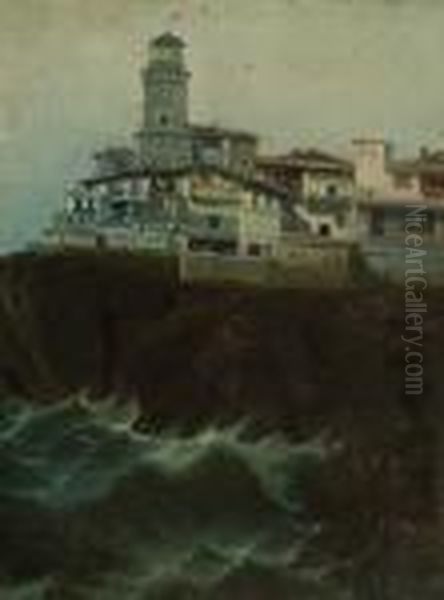 El Faro Oil Painting by Eliseu Meifren i Roig