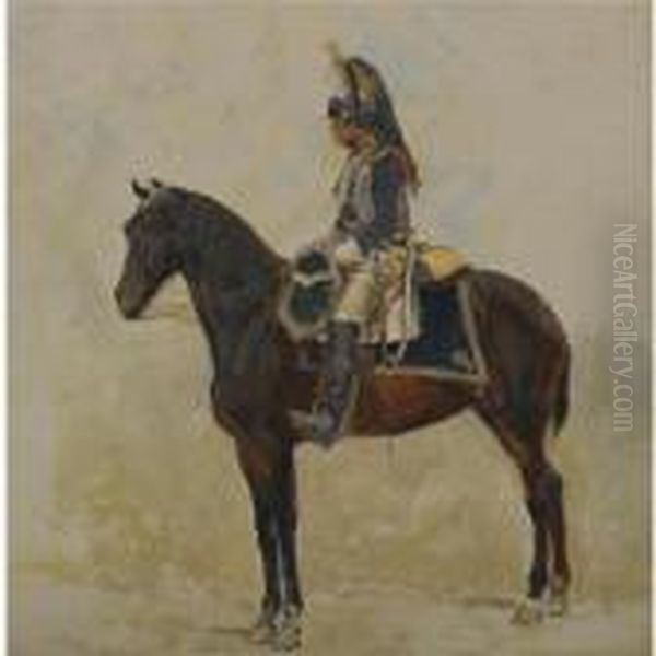 Works From The Collection Of Stanley J. Seeger
 

 
 
 

 
 Un Cuirassier Oil Painting by Jean-Louis-Ernest Meissonier