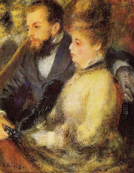 In The Loge Oil Painting by Pierre Auguste Renoir