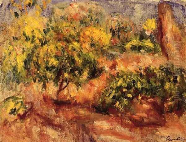 Cagnes Landscape2 Oil Painting by Pierre Auguste Renoir