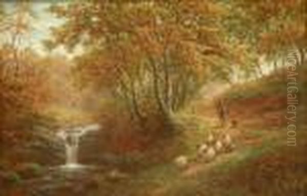 Fairy Dell Oil Painting by William Mellor