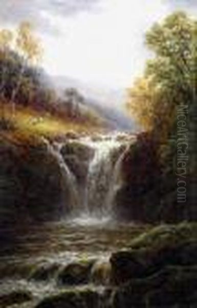 Thornton Ghyll Oil Painting by William Mellor