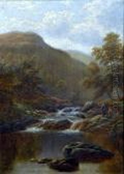 Fairy Glen Oil Painting by William Mellor