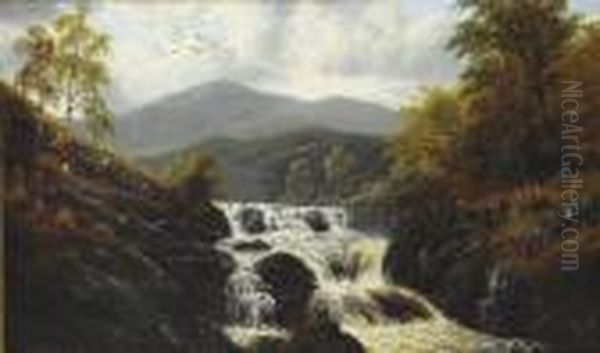 The Wharfe Oil Painting by William Mellor