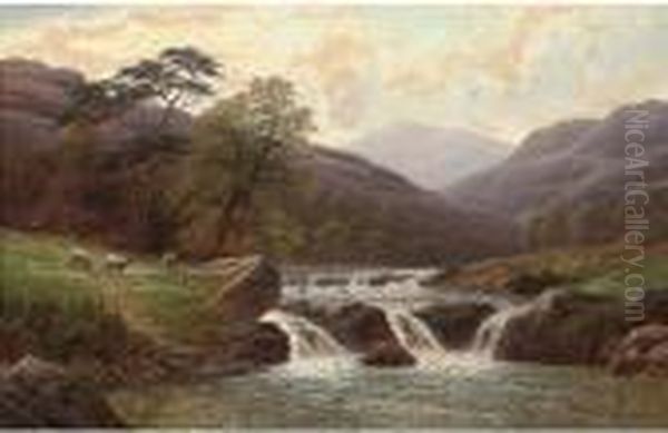 On The Conway Oil Painting by William Mellor