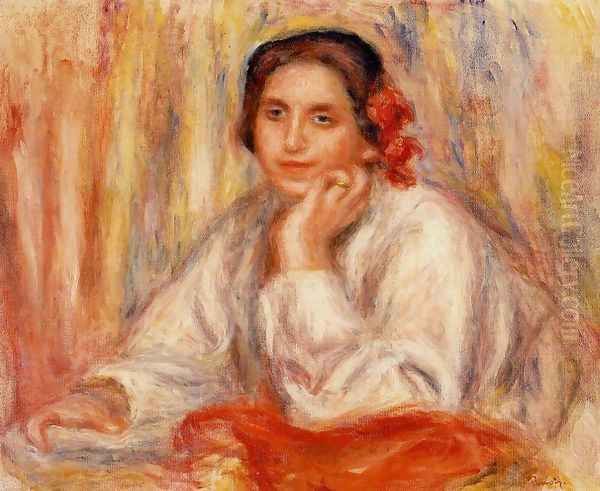 Vera Sertine Renoir Oil Painting by Pierre Auguste Renoir