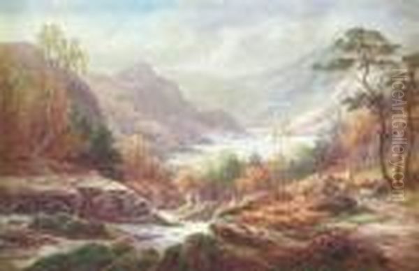 Capel Curig, North Wales Oil Painting by William Mellor