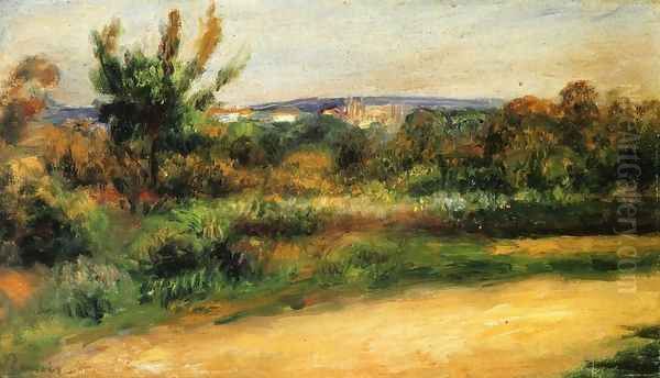 Midday Landscape2 Oil Painting by Pierre Auguste Renoir