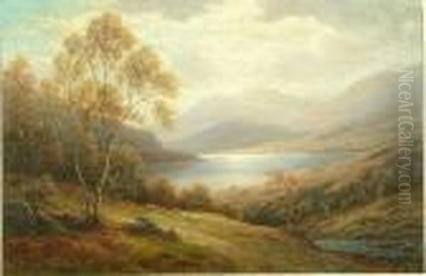 'ullswater'; 'derwentwater' Oil Painting by William Mellor