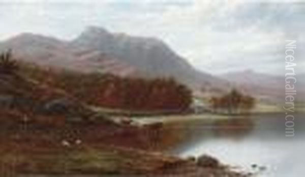 Loch Katrine, Scotland Oil Painting by William Mellor