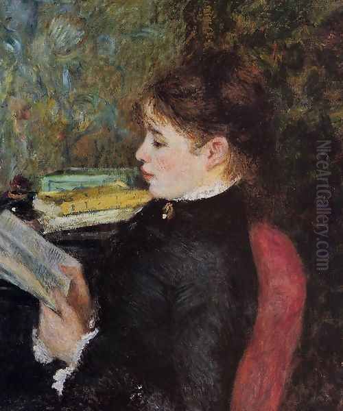 The Reader2 Oil Painting by Pierre Auguste Renoir