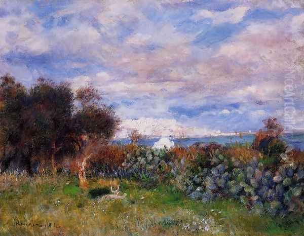 The Bay Of Algiers Oil Painting by Pierre Auguste Renoir