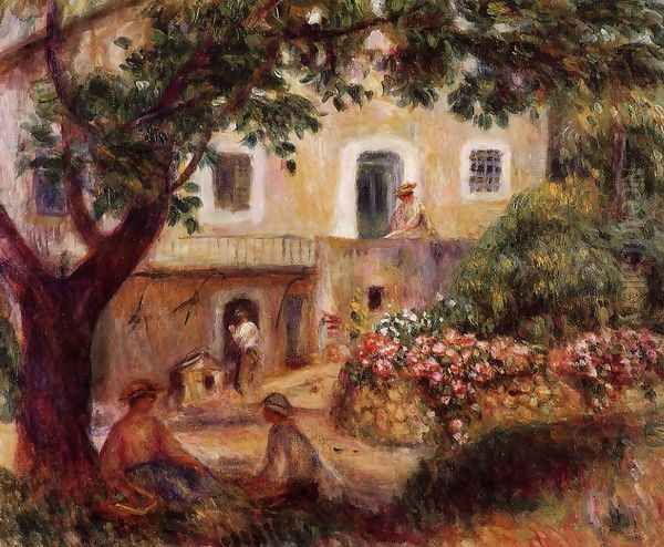 The Farm Oil Painting by Pierre Auguste Renoir