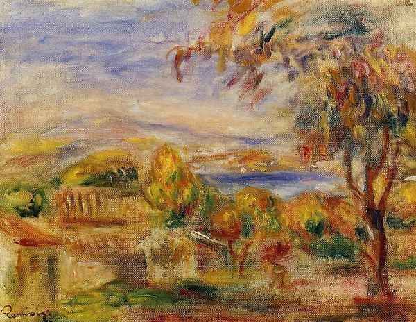 Landscape By The Sea Oil Painting by Pierre Auguste Renoir