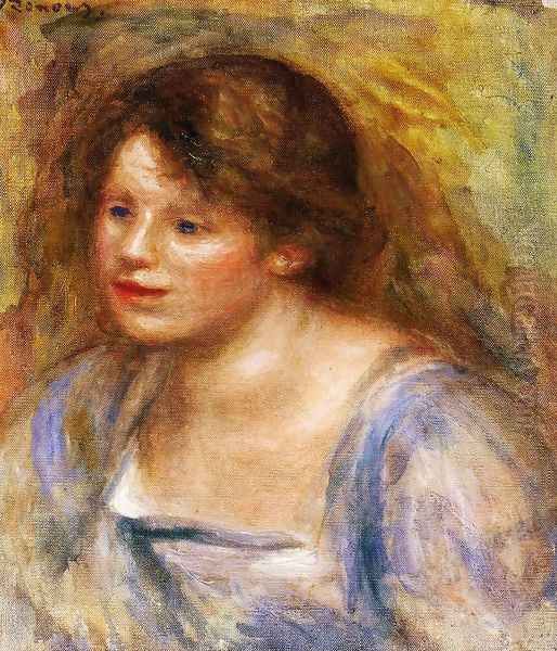 Portrait Of Lucienne Oil Painting by Pierre Auguste Renoir