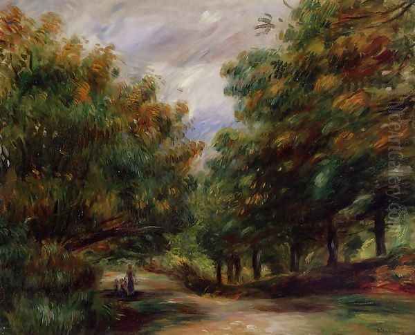 Road Near Cagnes Oil Painting by Pierre Auguste Renoir