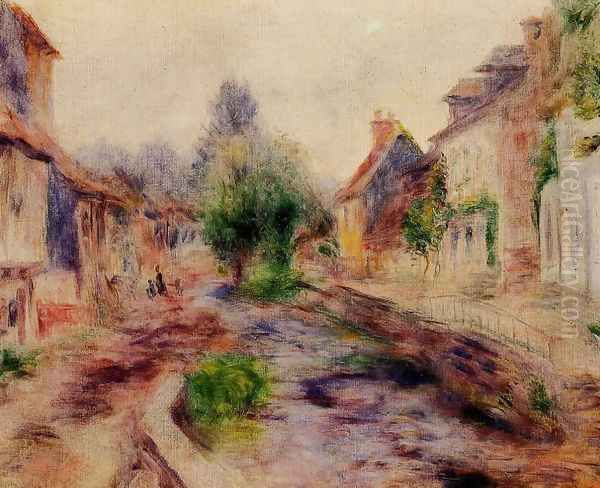 The Village Oil Painting by Pierre Auguste Renoir