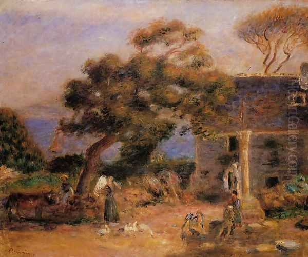 View Of Treboul Oil Painting by Pierre Auguste Renoir