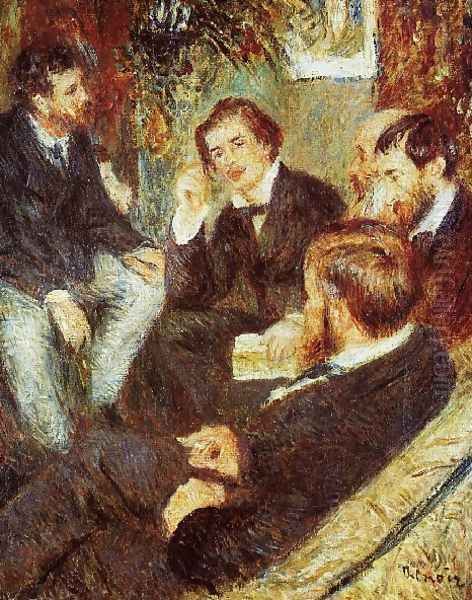 The Artists Studio Rue Saint Georges Oil Painting by Pierre Auguste Renoir